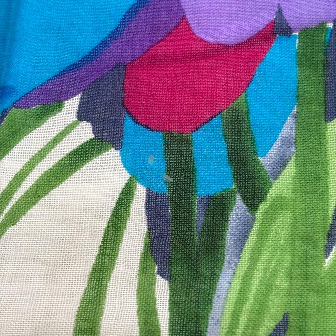 GUCCI ストール ウール× シルク ショール マフラー　フローラル 花柄