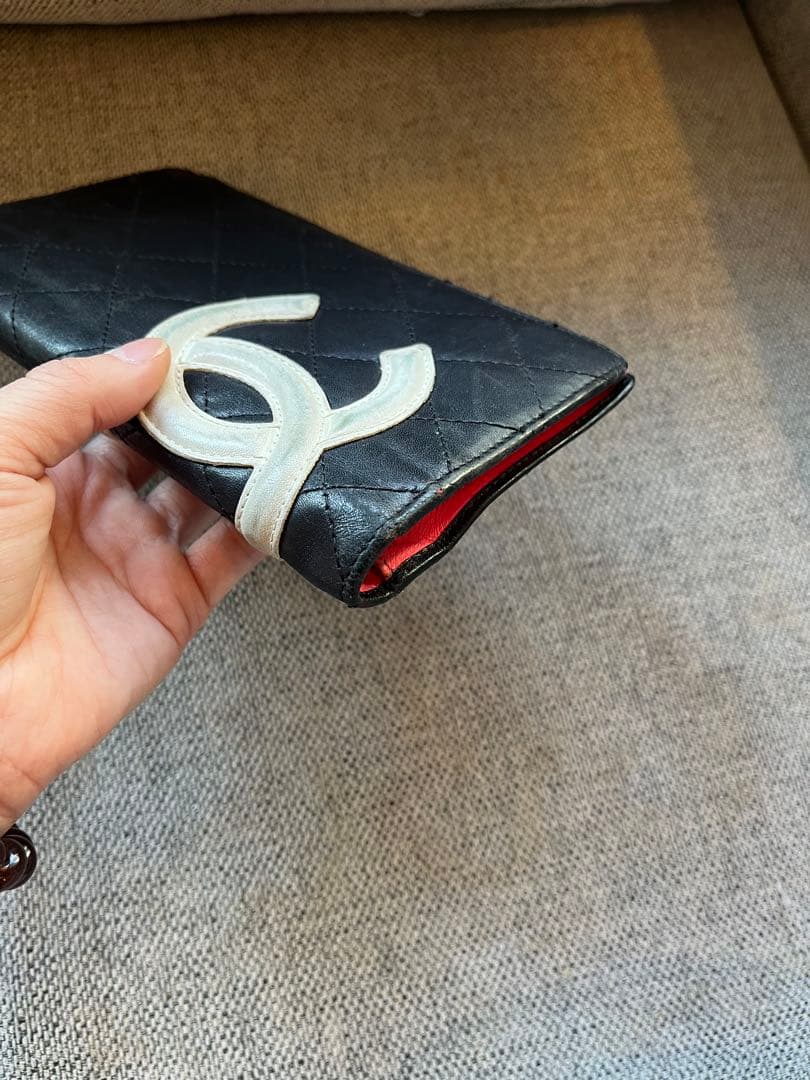 CHANEL カンボンライン　二つ折り　財布　正規品