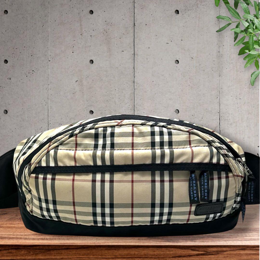 BURBERRY BLUE LABEL ボディバッグ　ノバチェック　激レア