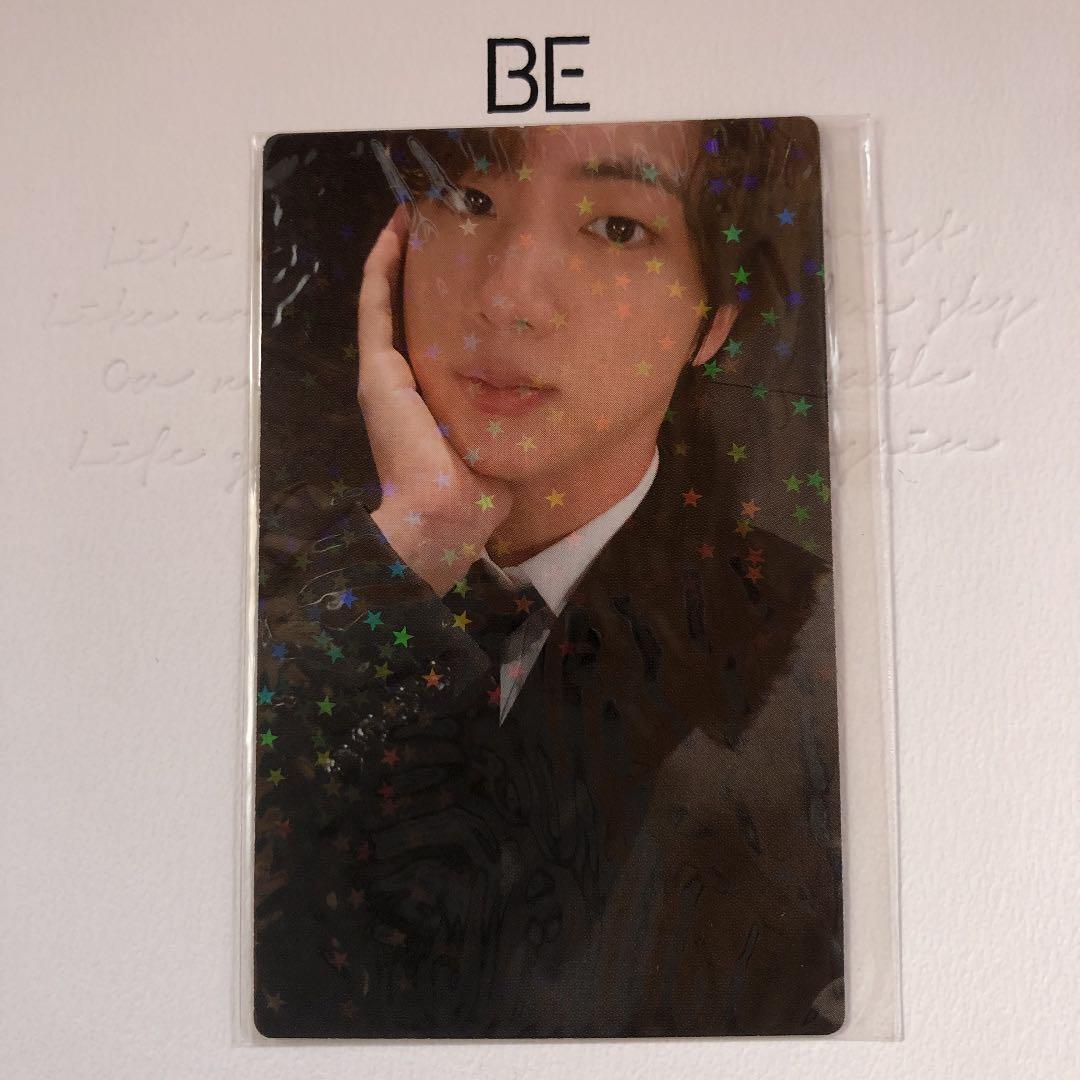 BTS ジン　ホログラムトレカ　BE ラキドロ　JIN フォトカード