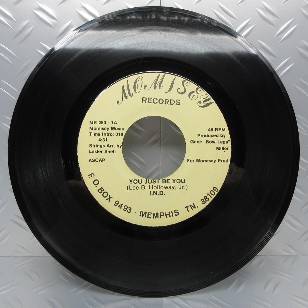 ★I.N.D./YOU JUST BE YOU★Side B Not On LP