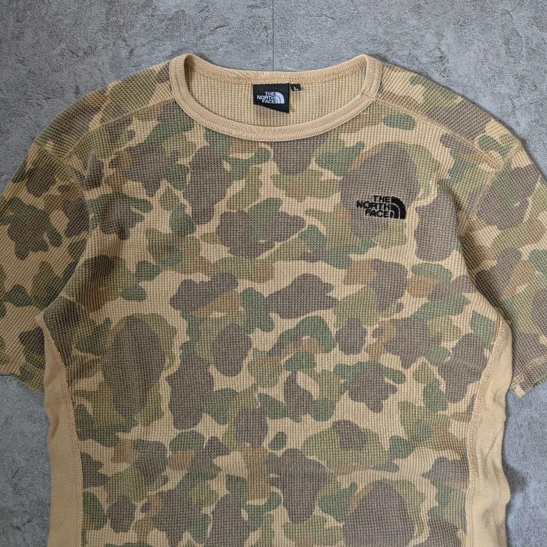THE NORTH FACE ノースフェイス サーマル カモフラ 迷彩 Tシャツ