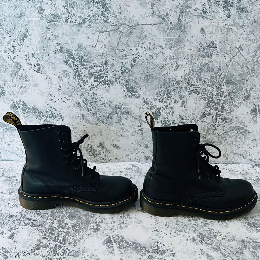 良品　Dr. Martens レザー ホールブーツ　22cm レディース　靴　黒