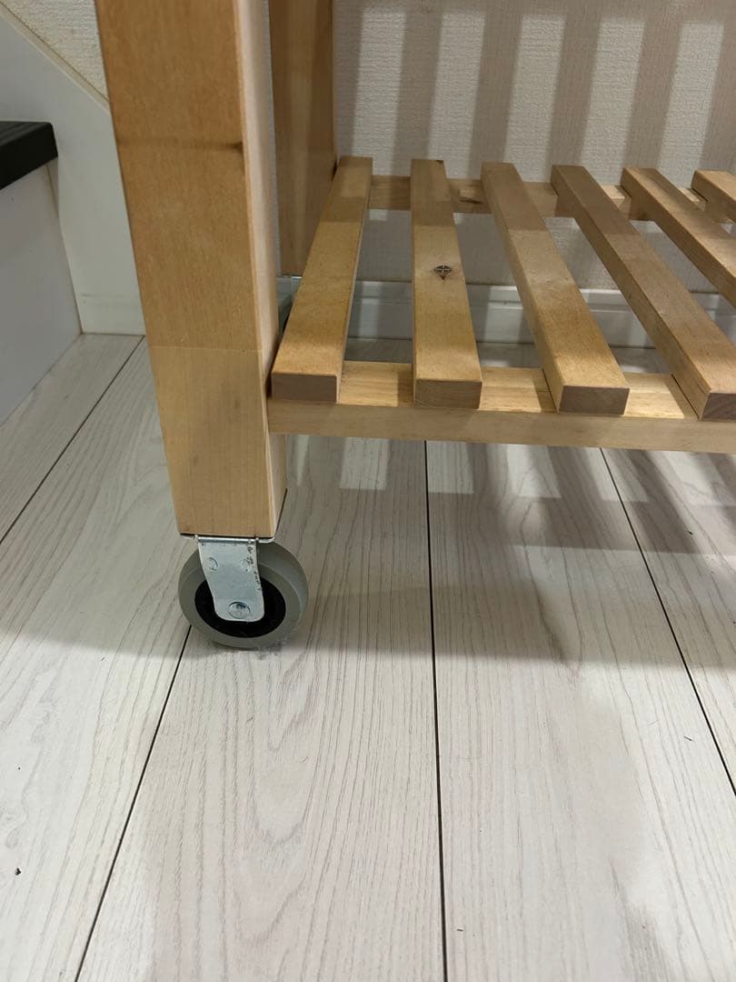 【美品】IKEA BEKVÄM ベクヴェーム キッチンワゴン