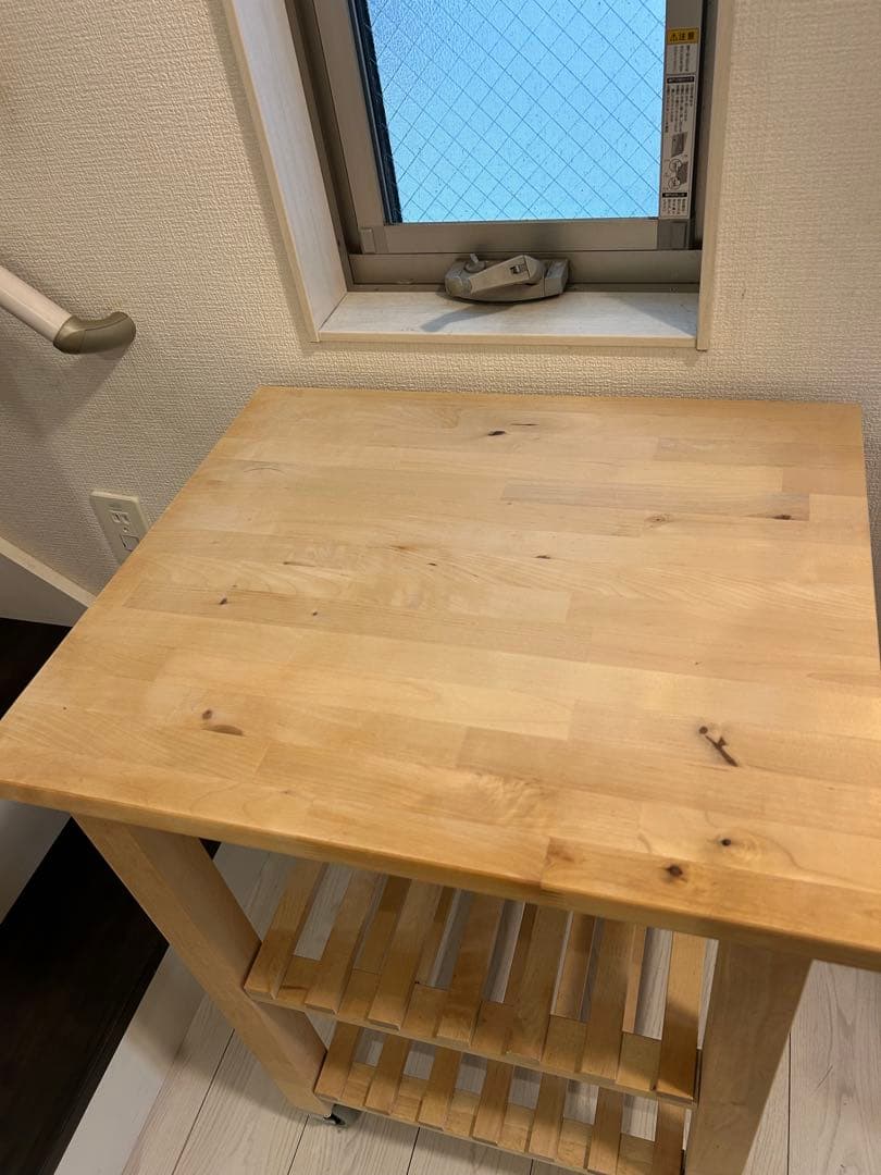 【美品】IKEA BEKVÄM ベクヴェーム キッチンワゴン
