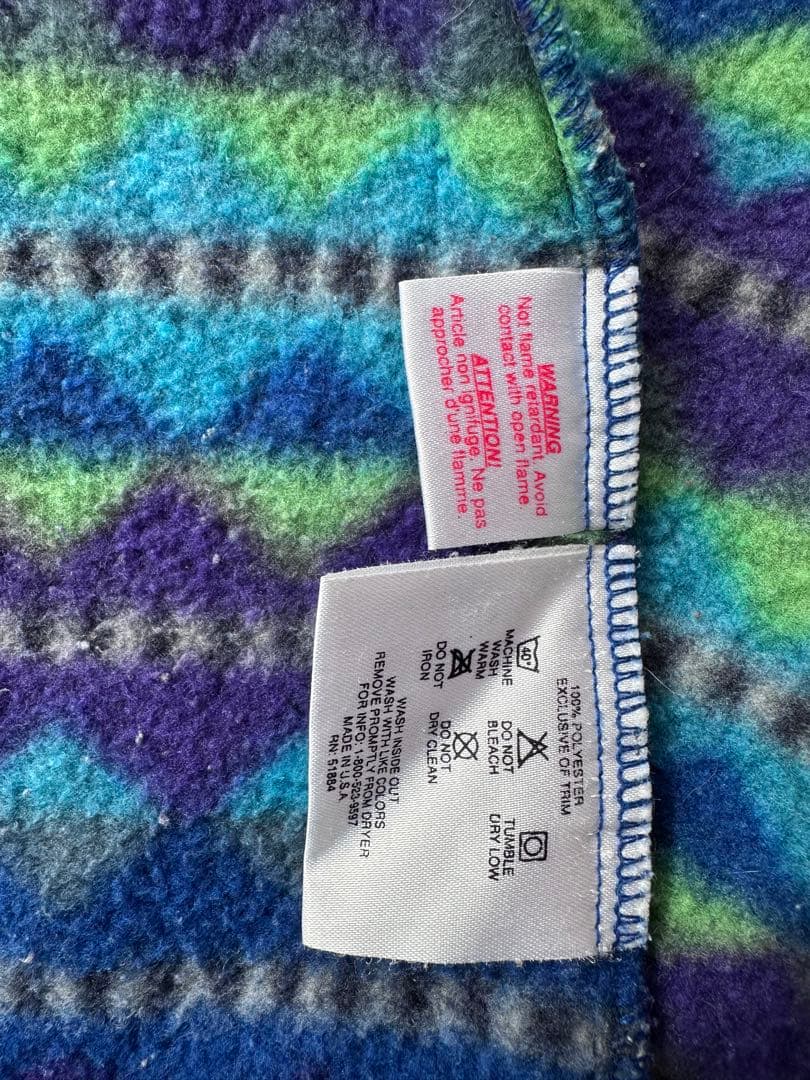 patagonia 90s パタゴニア 総柄 スナップT USA製 L ダイヤ