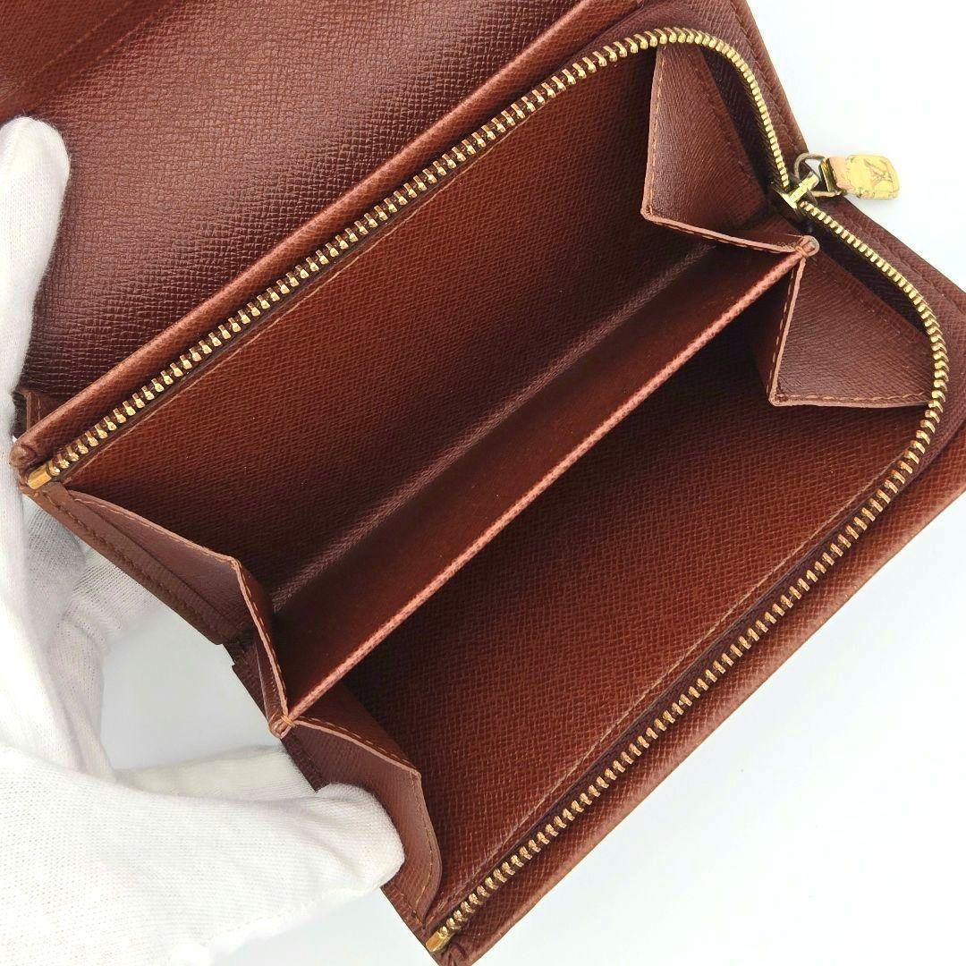ルイヴィトン ポルトモネビエ トレゾール 二つ折り財布 モノグラム M61730