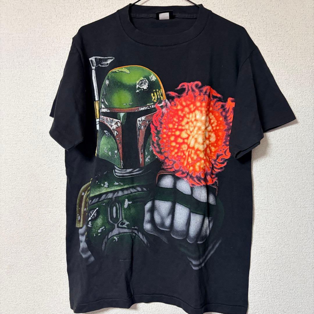 ハ*ト様 ◆90s/USA製◆ボバフェット Tシャツ Changes シングルス
