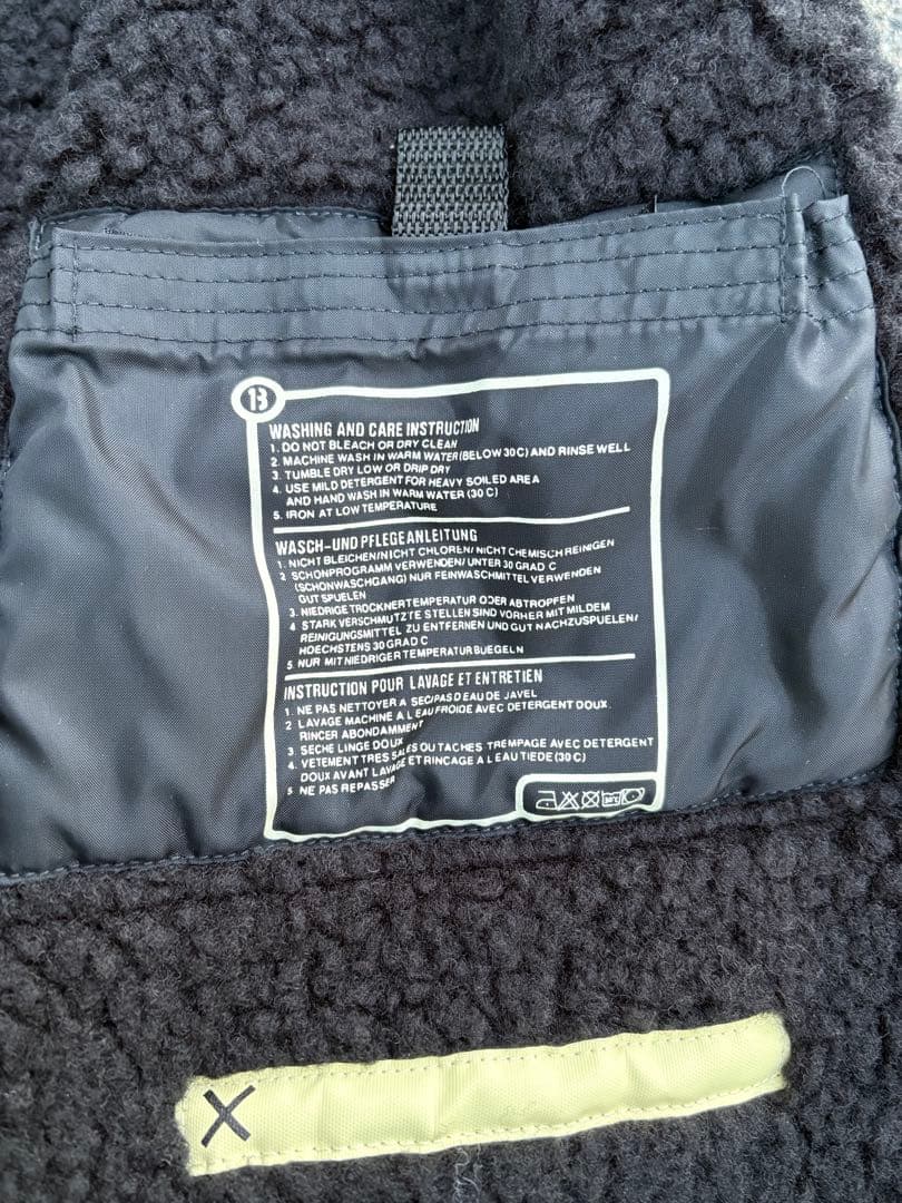 BURTON 90s フリースナイロンベスト　スノーボード