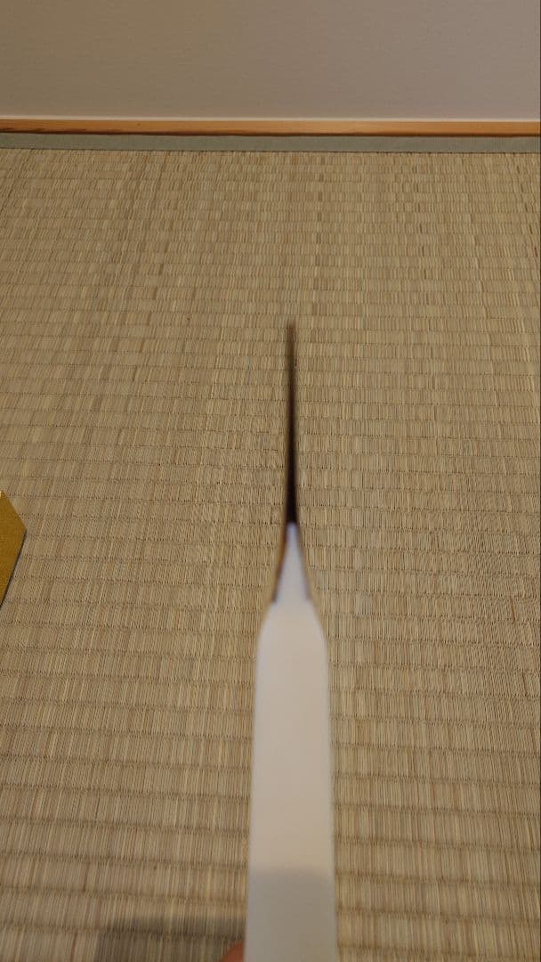 ふじ印 津山撥七五 三味線バチ 金色箱付き 地唄