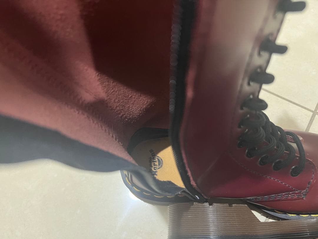 Dr. Martens バーガンディ ロングブーツ UK4