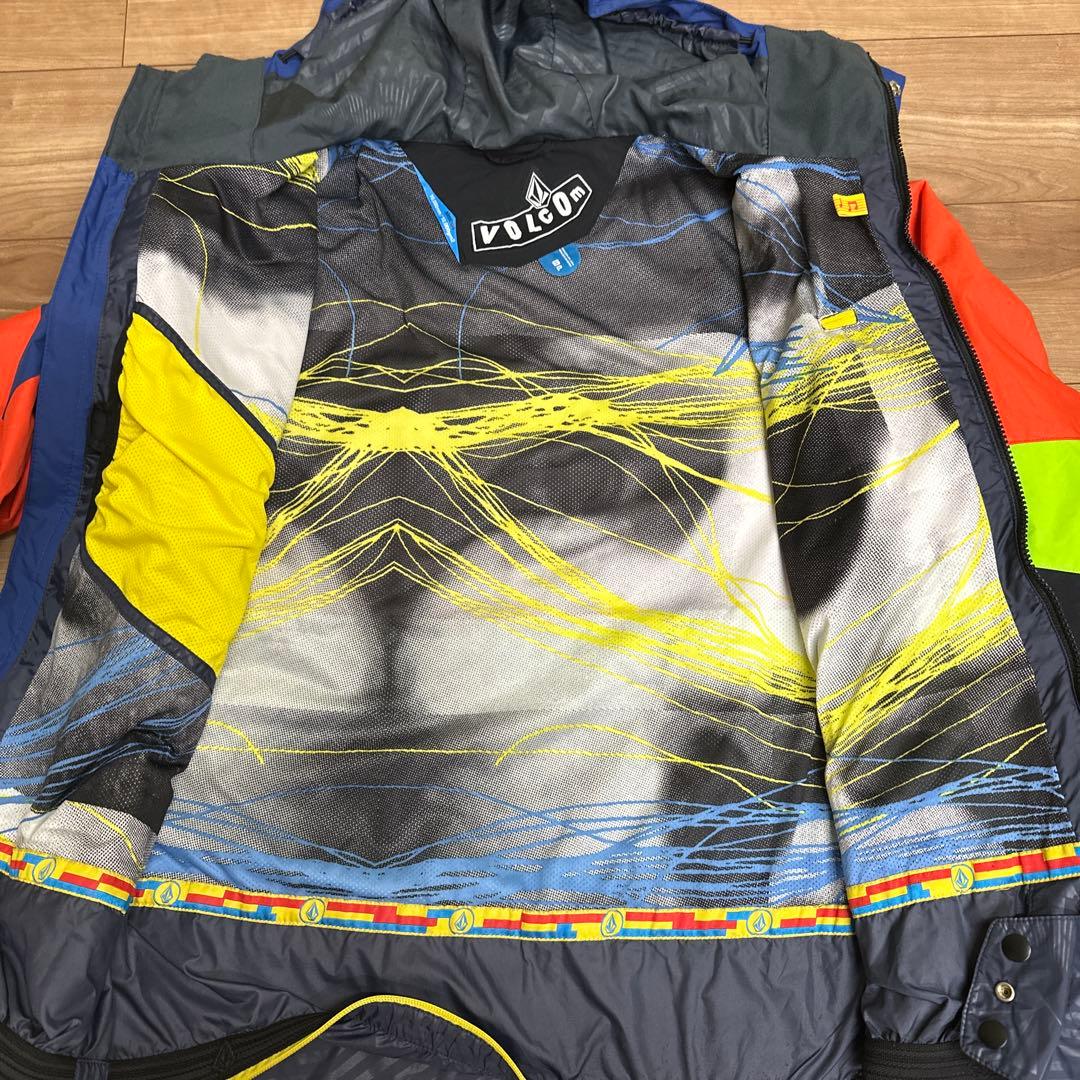 Volcom スノーボードジャケット オレンジ/グリーン