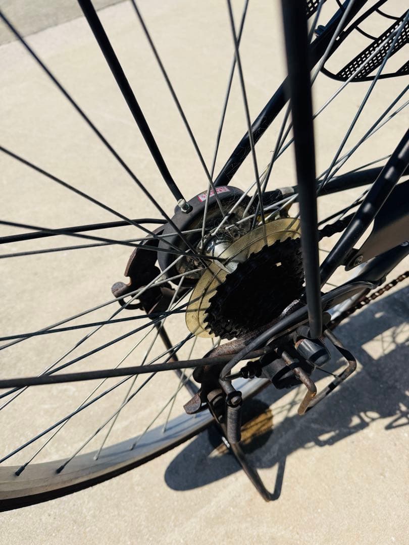 福岡発 Estrella 26インチ 自転車 ママチャリ カゴ付き 通学 通勤