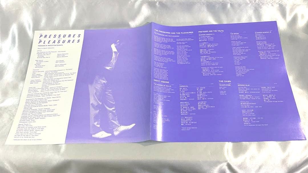 LP 松下誠 THE PRESSURES￼ AND THE PLEASURES