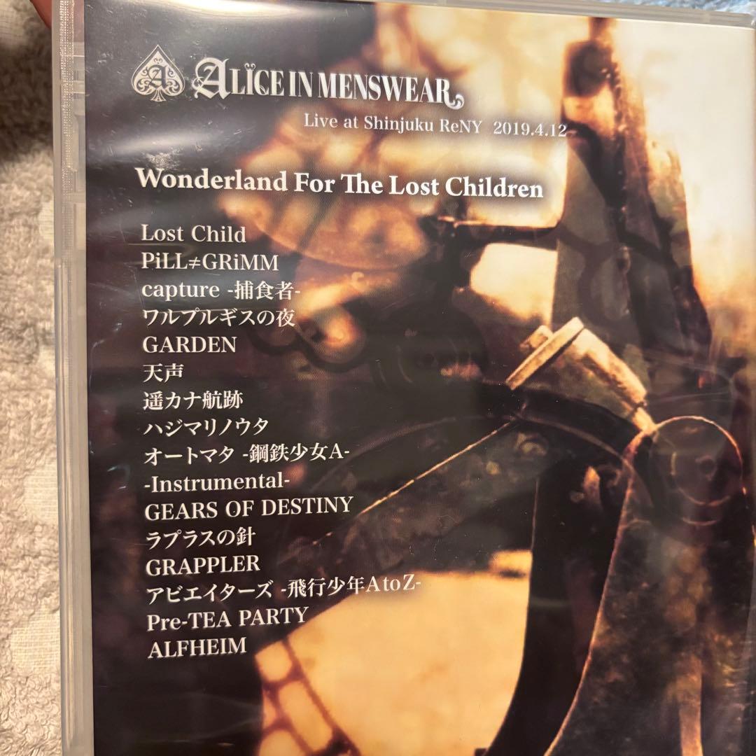 ALICE IN MENSWEAR Live DVD　ラクリマクリスティ