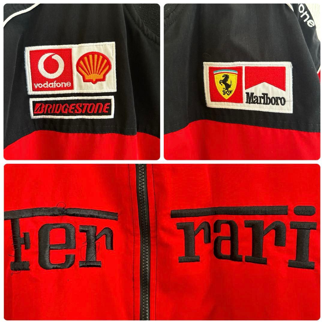 希少 90s フェラーリ ミハエルシューマッハ ブルゾン マルボロ 古着