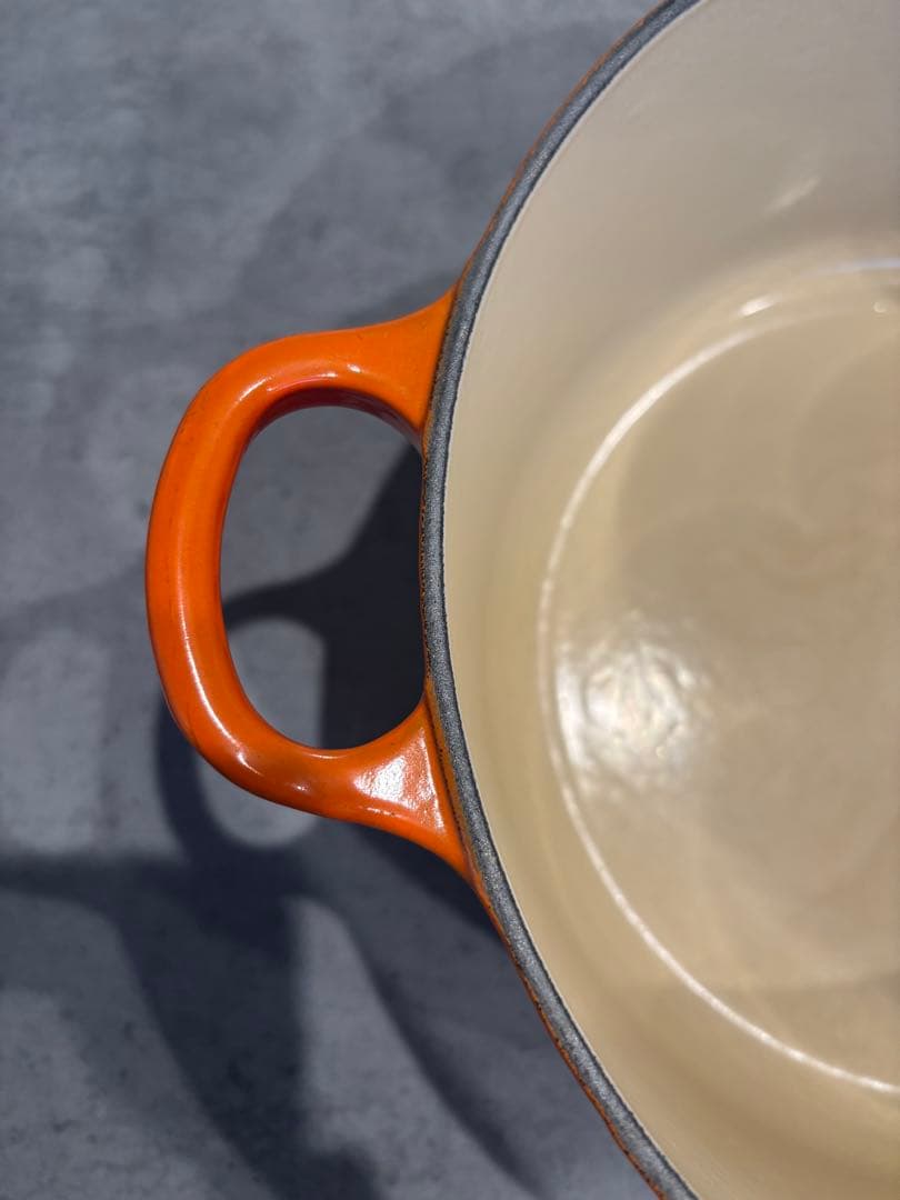 LE CREUSET ルクルーゼ★24cm両手鍋オレンジ