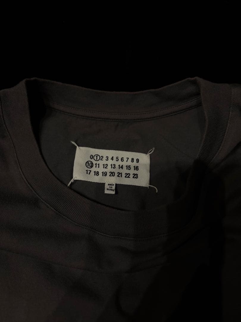 り*様 マルジェラ　無地Ｔシャツ　チャコールグレー　サイズＸＬ