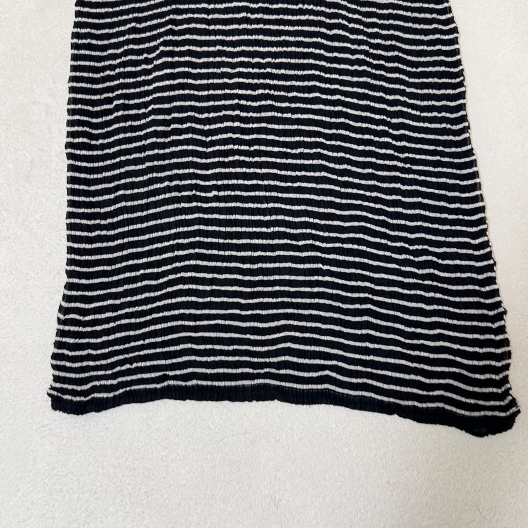 ISSEY MIYAKE プリーツ　ロングスカート　リバーシブル　ブラック