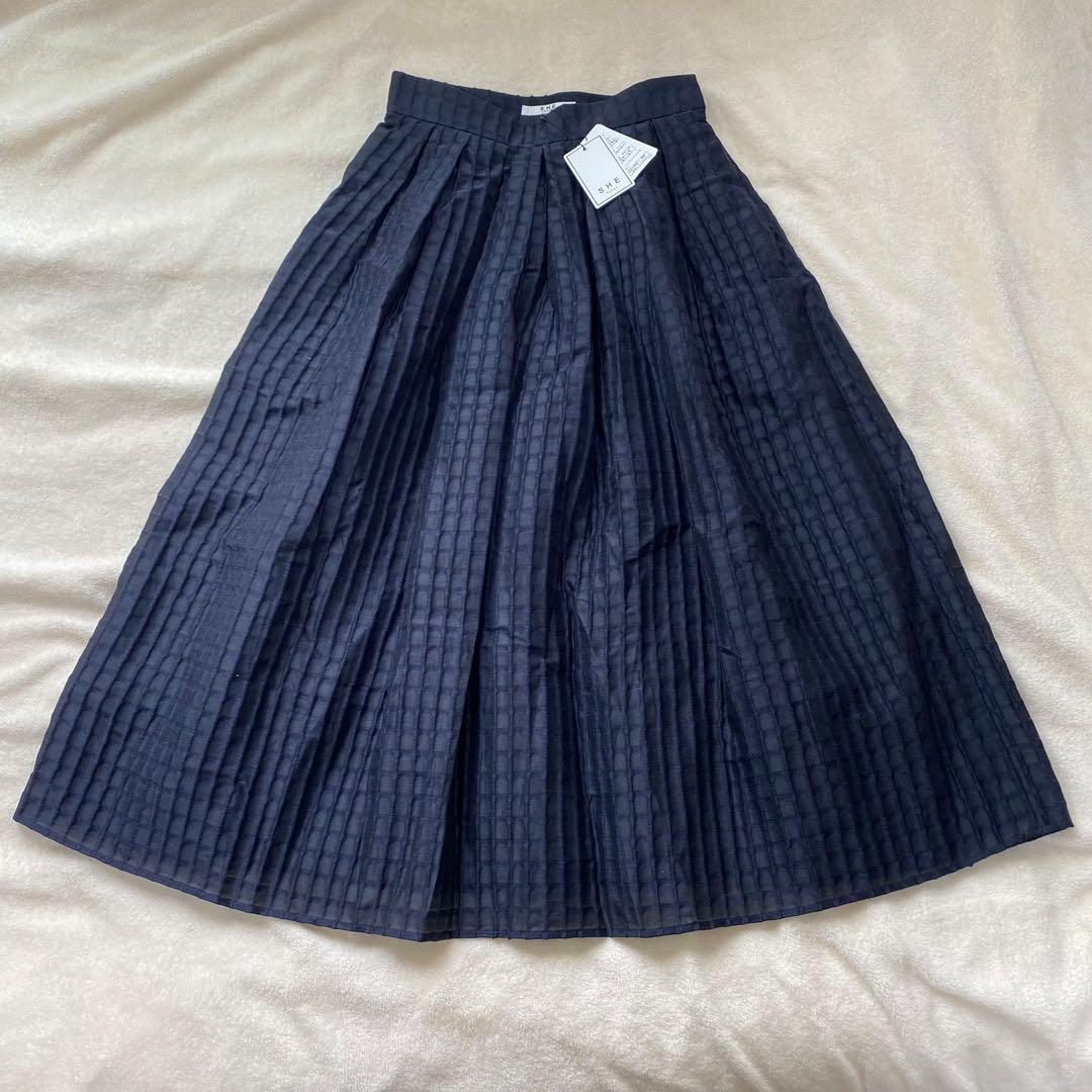 新品 SHE Tokyo シートーキョー Anna waffle navy 36
