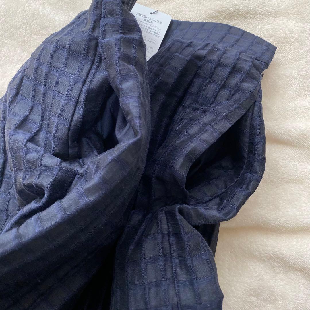 新品 SHE Tokyo シートーキョー Anna waffle navy 36