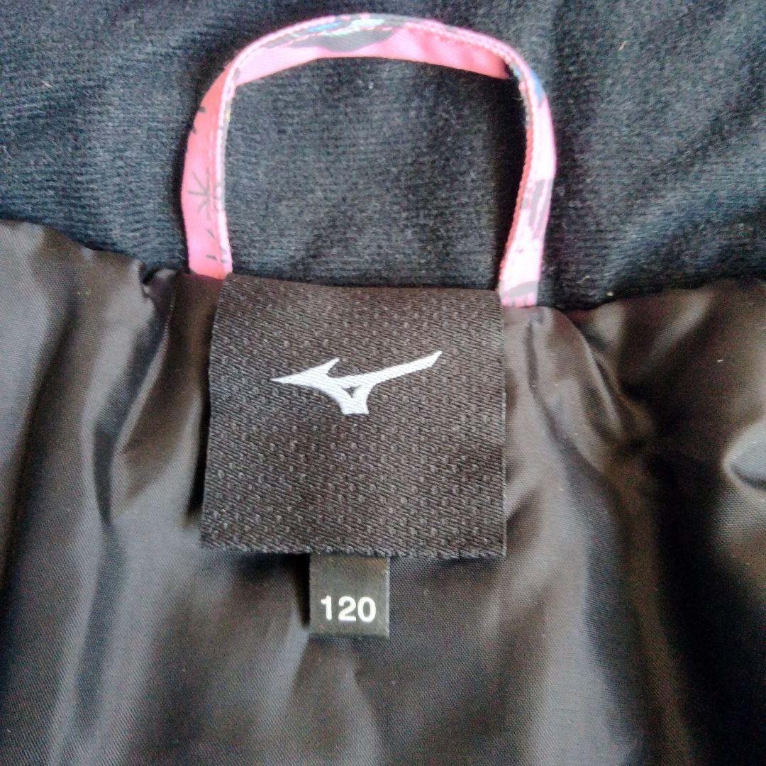 美品☆MIZUNO 子供用 スキーウェア スノボウェア 総柄 上下 セットアップ