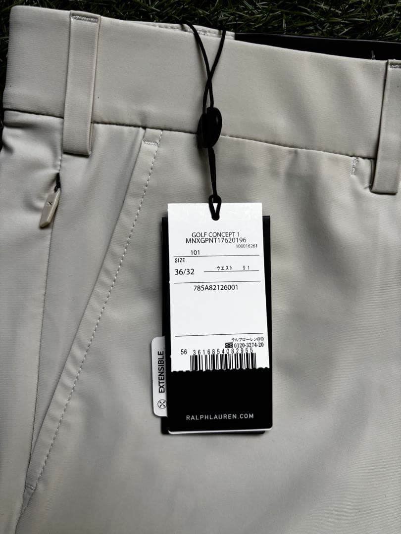 新品・未使用 ralph lauren RLX ゴルフ パンツ グレーベージュ