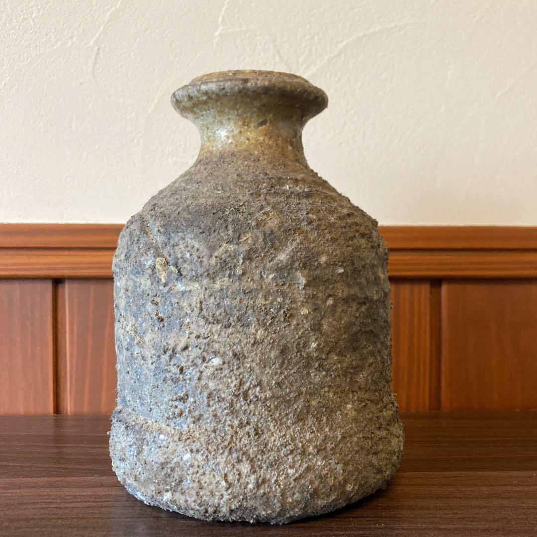 信楽焼 桧垣文壺 花壺 花瓶 壺 古美術 骨董 工芸