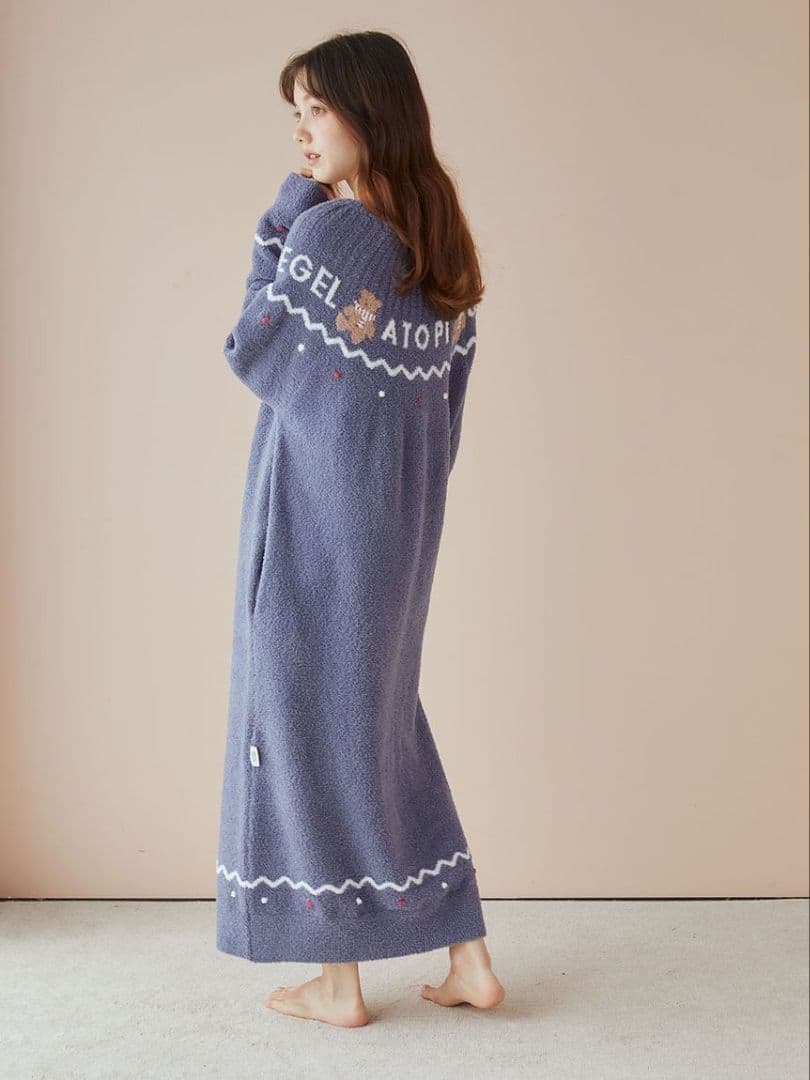 正規品♡新品 ジェラートピケ ノルディックワンピース ネイビー