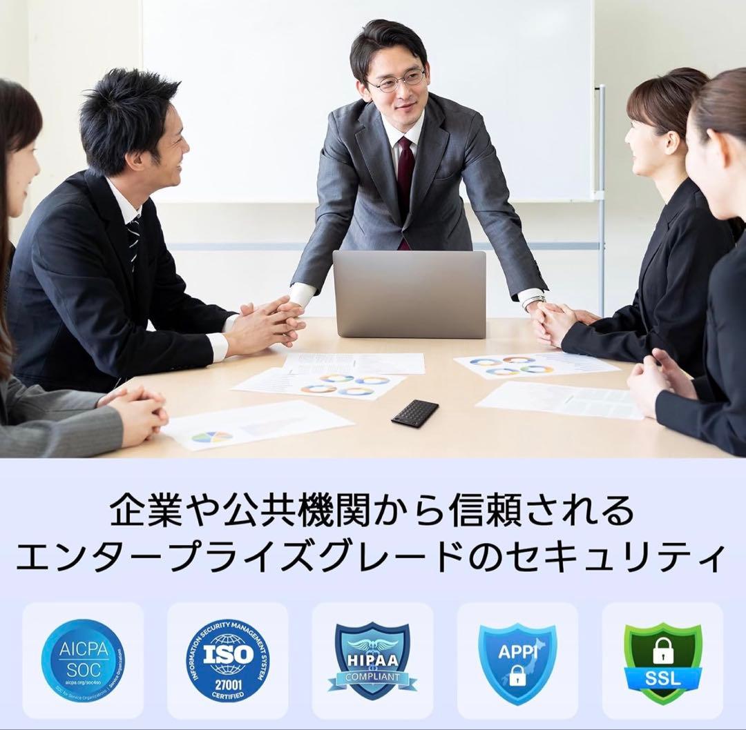 Notta Memo Type-C充電AIボイスレコーダー 文字起こし ブラック