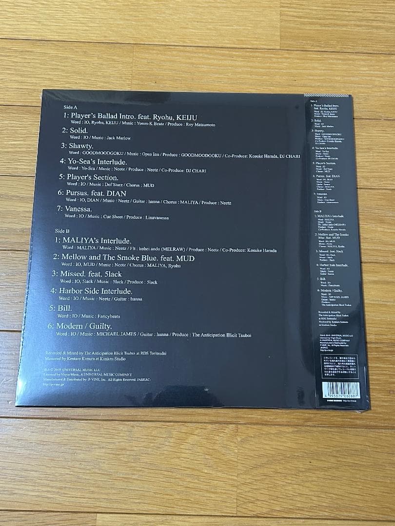 完全限定生産 IO / Player's Ballad LPレコード KEIJU