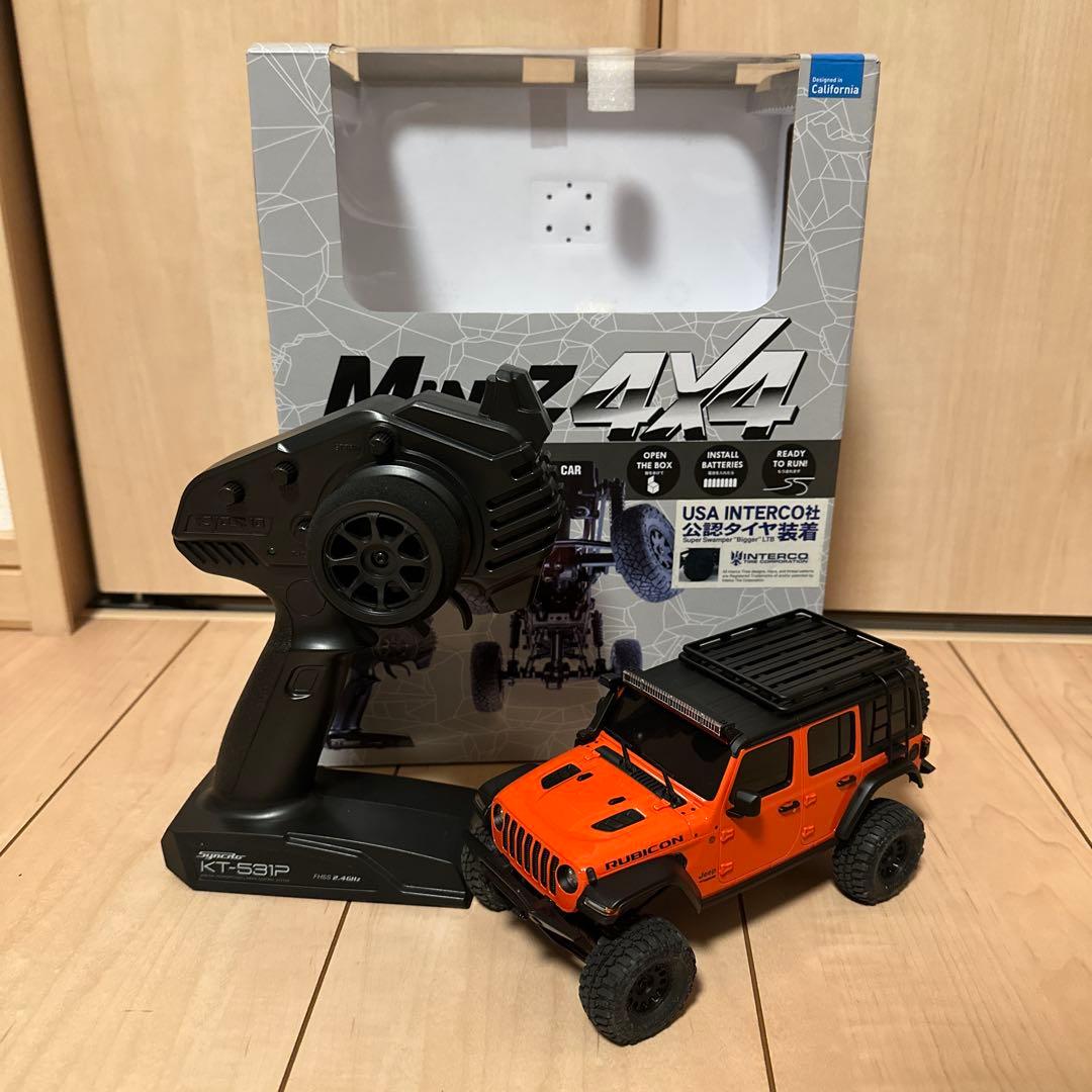 ミニッツ 4×4 ジープ ラングラー アンリミテッド ルビコン パンプキン