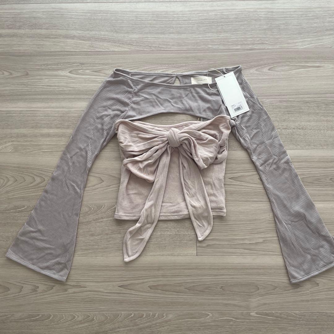 【ANDMARY】新品未使用 Shayla ribbon tops