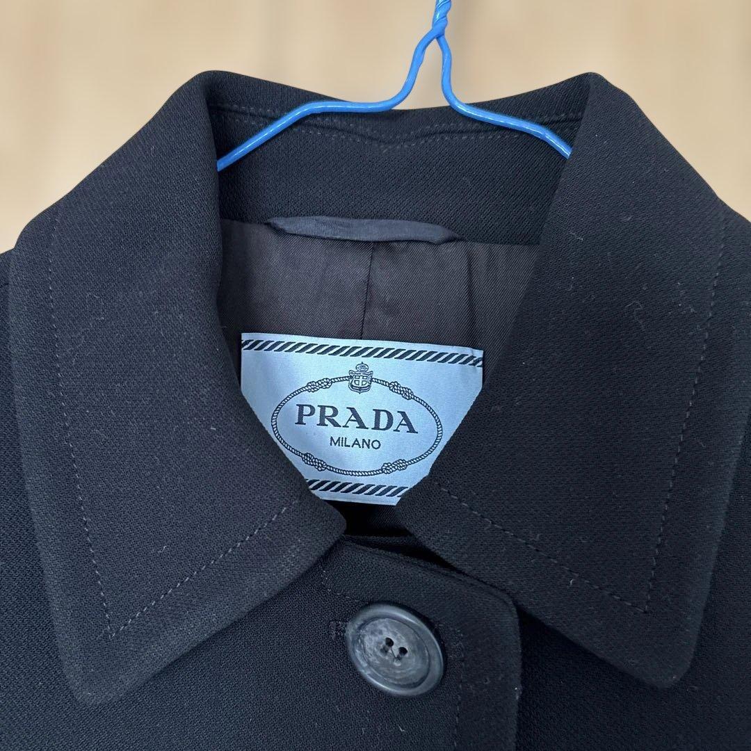 PRADA 濃紺 ロングコート