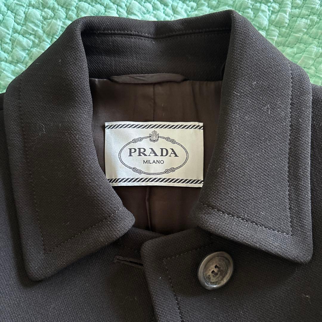 PRADA 濃紺 ロングコート
