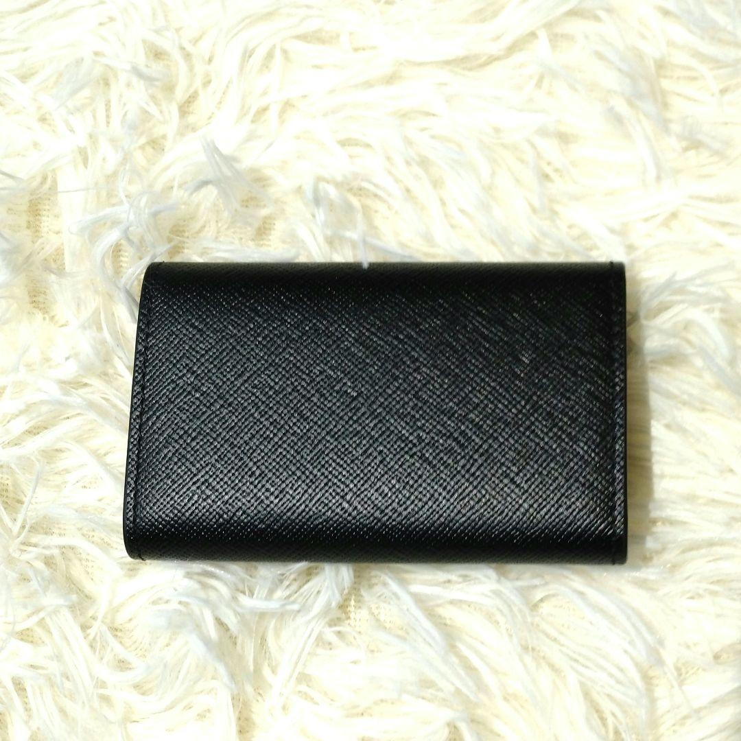 【現行品】新品　C ドゥ カルティエ　キーケース　6連　サフィアノレザー　黒