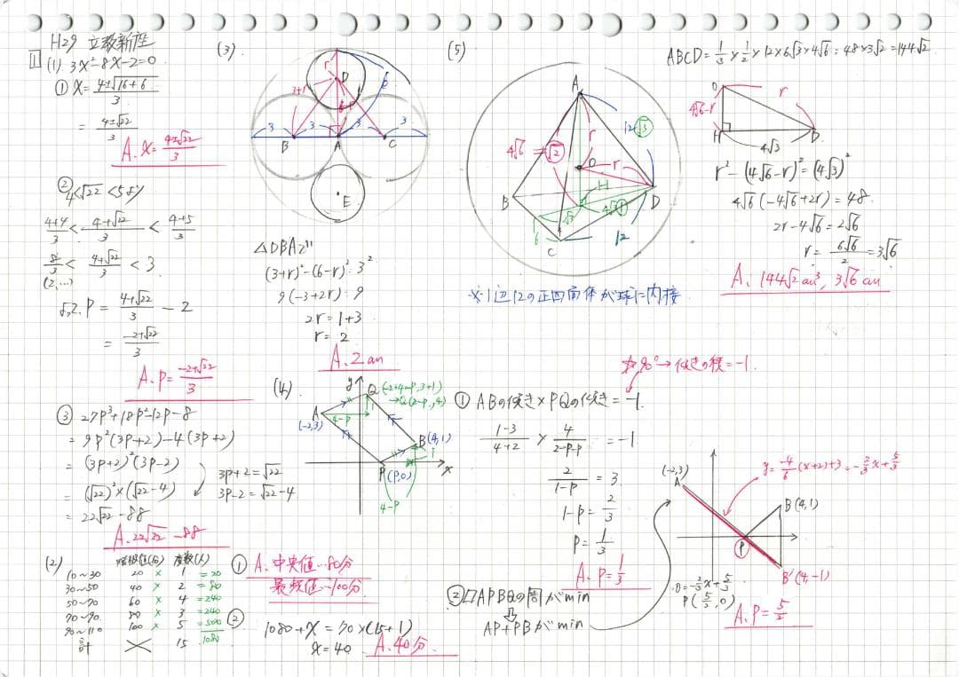 塾講師オリジナル数学解説 立教新座2015-26高校入試 全問動画付