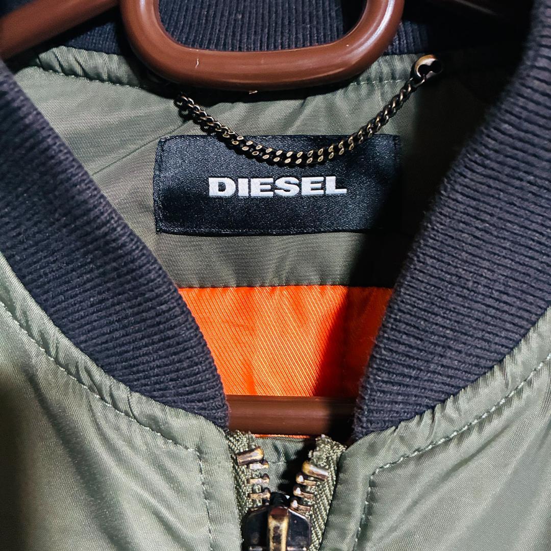DIESEL ボンバージャケット MA-1 カーキ Sサイズ