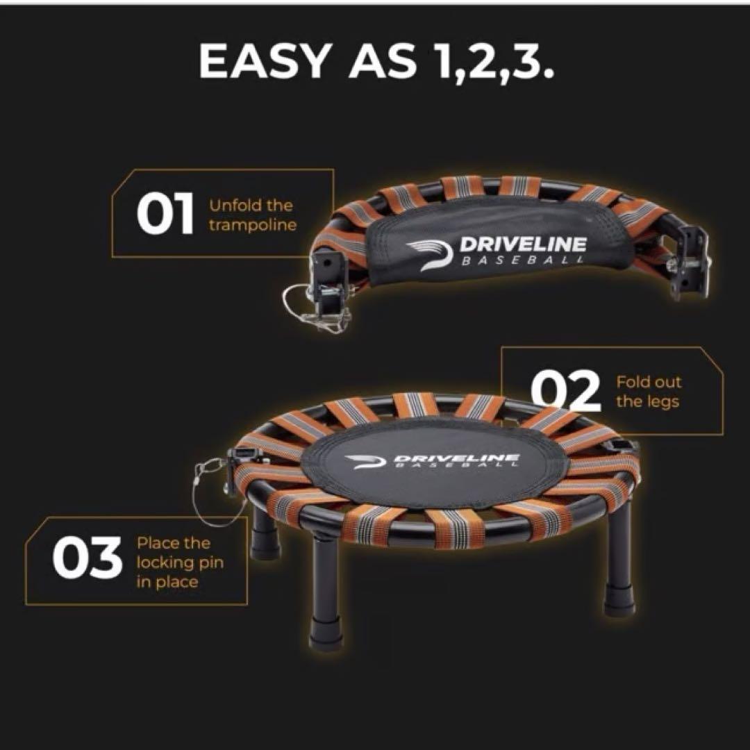 【美品・未使用級】DrivelineBaseball ミニトランポリンピッチング