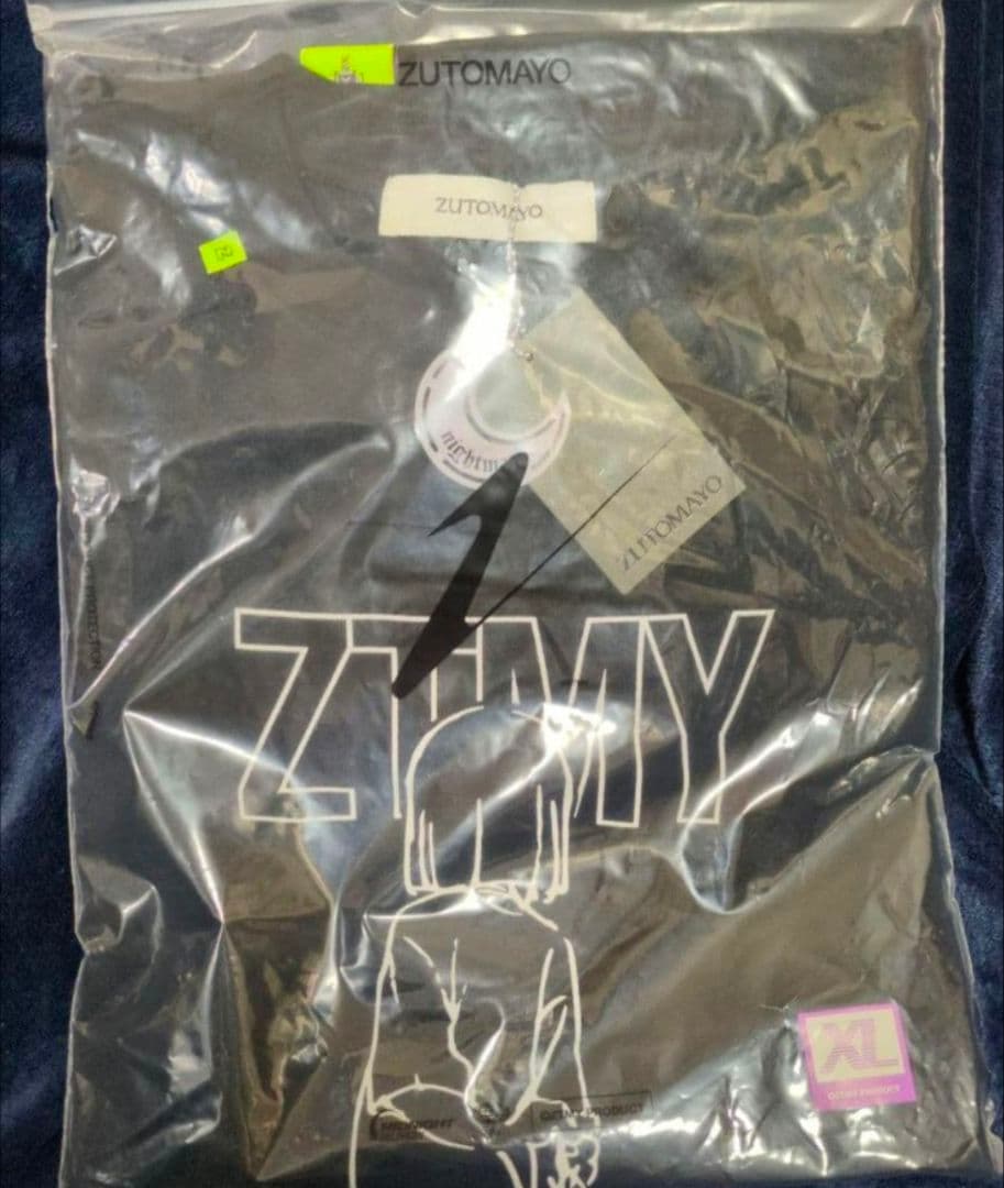 ずとまよ コズミックどろ団子ツアー ニラちゃんTシャツ ブラック XL