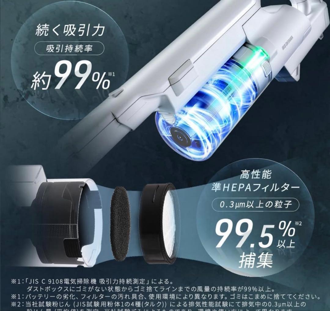 ✨新品、未使用✨充電式サイクロンスティッククリーナーSCD122PMA