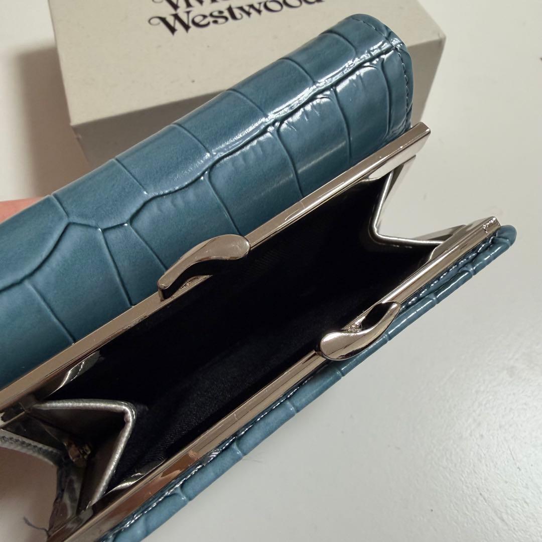 Vivienne Westwood 水色 三つ折り財布