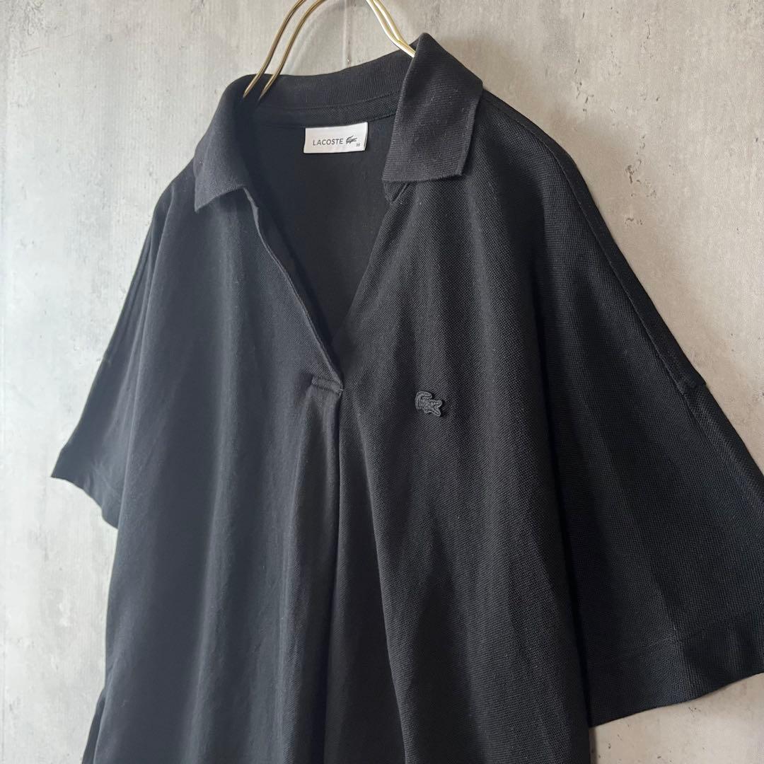 LACOSTE ラコステ　スキッパーネックポロ　ポロシャツ　半袖