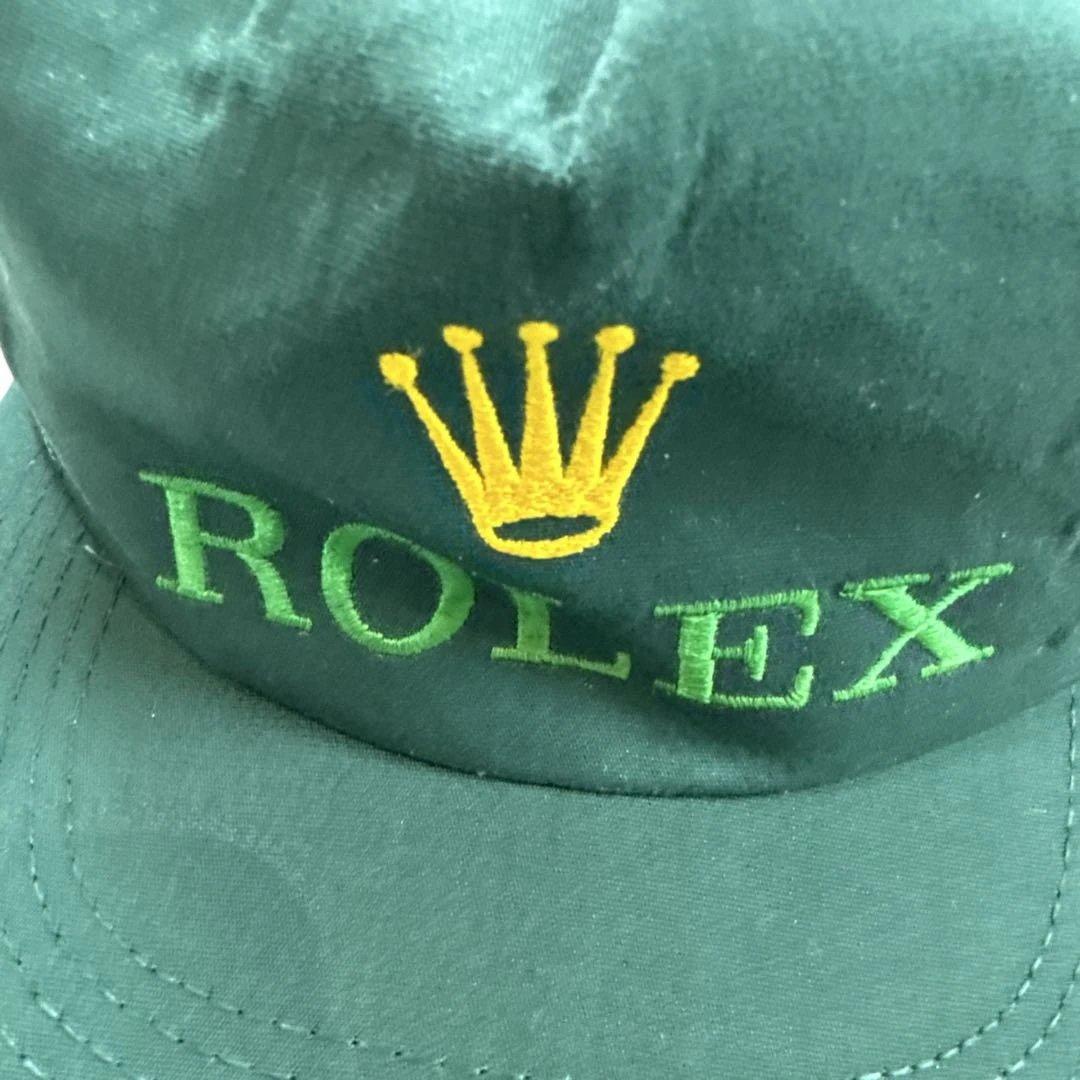 ロレックスROLEX 希少　USA製ノベルティメッシュキャップ　フリーサイズ