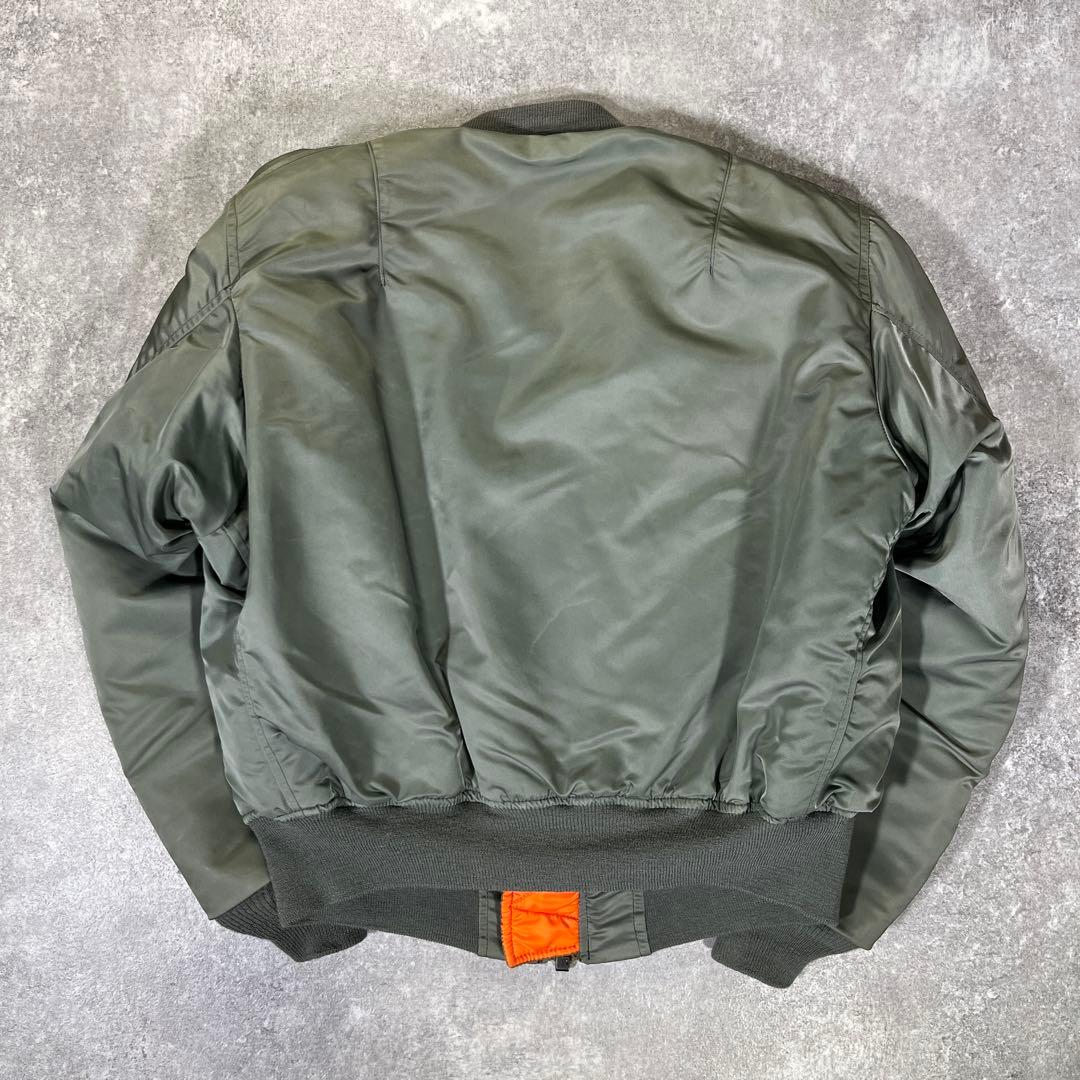 USA製　ALPHA 68年　L フライトジャケット　ウール　SCOVILL