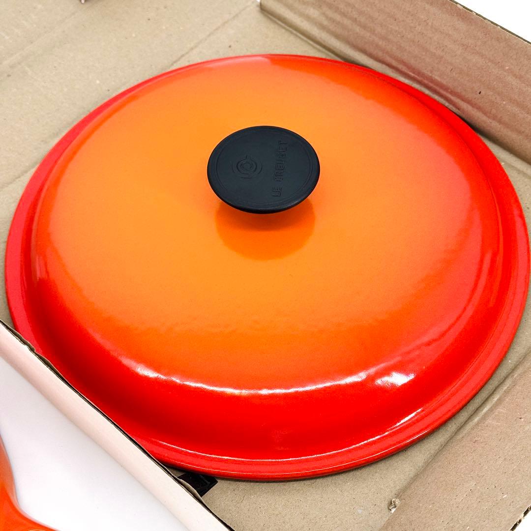 未使用 LE CREUSET ルクルーゼ ビュッフェ キャセロールオレンジ26