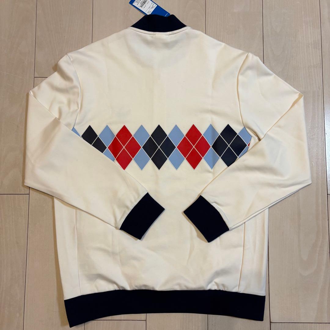 【破格】新品　adidas アーガイル　HZ スウェット　ハーフジップ　L