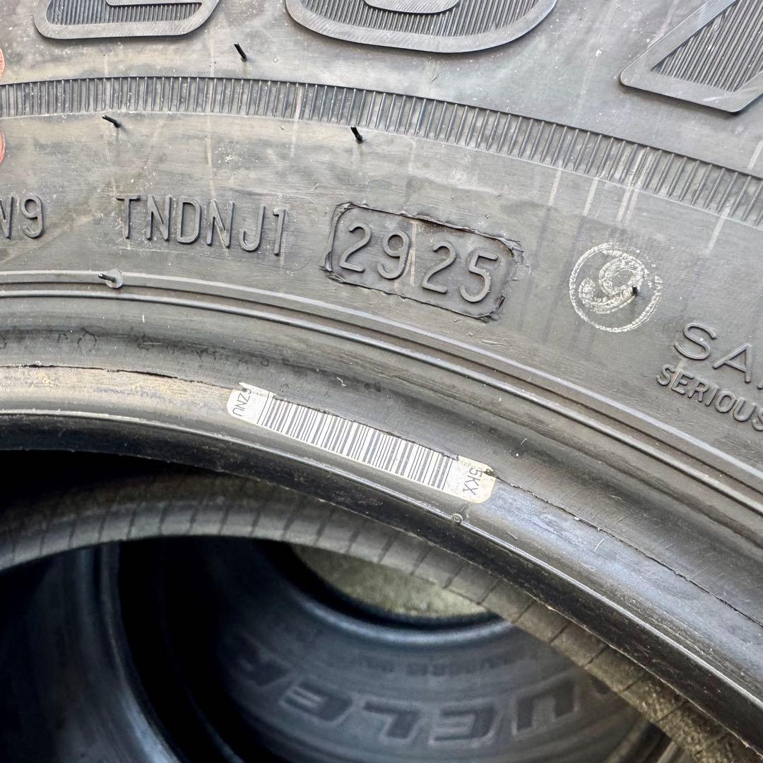 しの 新車外しブリヂストン195/80R15タイヤ4本セット1/2②