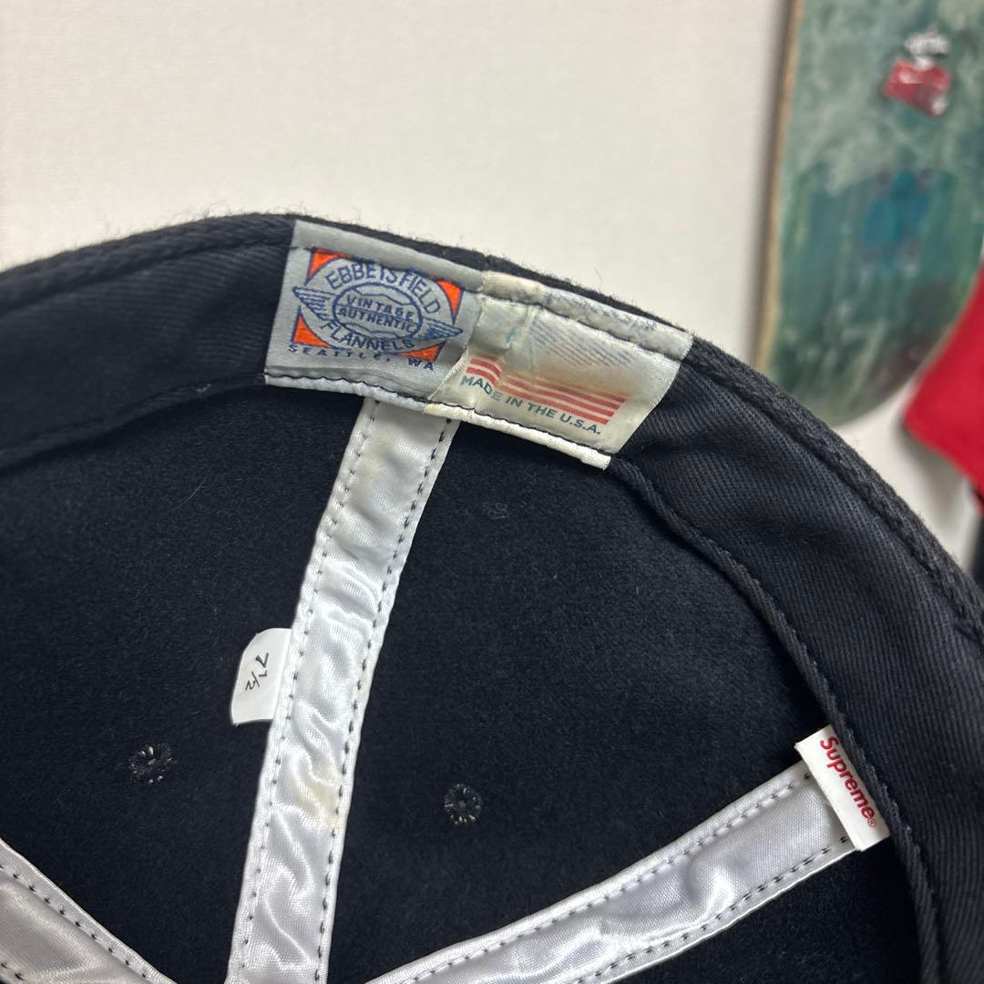 帽子 supreme ebbets s logo 6-panel