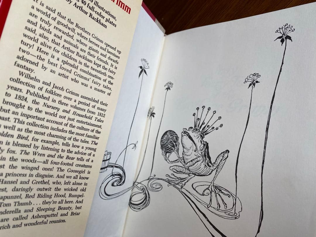 グリム童話　洋書　アーサーラッカム挿絵